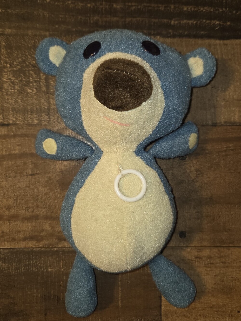 Nanco Open Season Dinkleman Blue Plush Bear Boogs Toy - Rare Vintage Collectible
